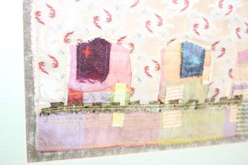 A stunning framed Indian textile fabric artwork - great condition - Unusual wall art - AAA