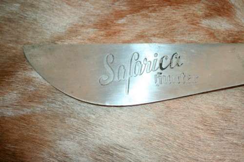 An incredibly rare vintage original German Solingen "Carl Schlieper" Safarica Hunter Machete knife