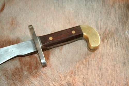 An incredibly rare vintage original German Solingen "Carl Schlieper" Safarica Hunter Machete knife
