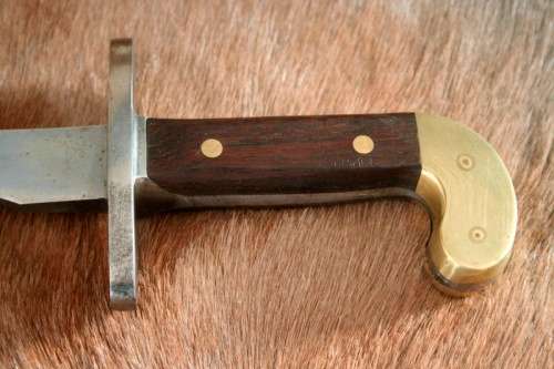 An incredibly rare vintage original German Solingen "Carl Schlieper" Safarica Hunter Machete knife