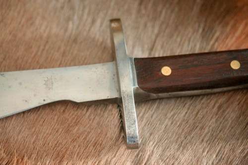 An incredibly rare vintage original German Solingen "Carl Schlieper" Safarica Hunter Machete knife