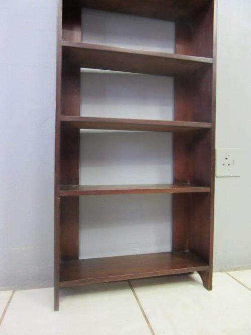 Three awesome teak bookshelves with loads of space for your book collection - price/bookshelf