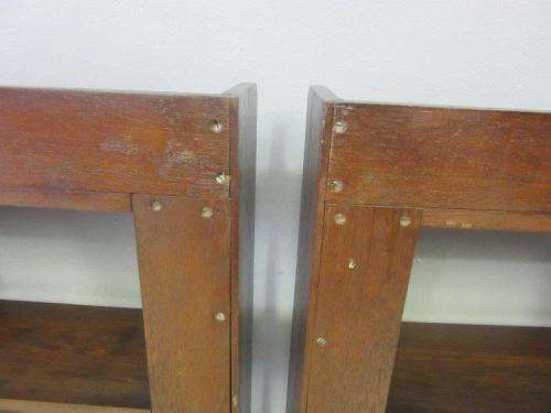 Three awesome teak bookshelves with loads of space for your book collection - price/bookshelf