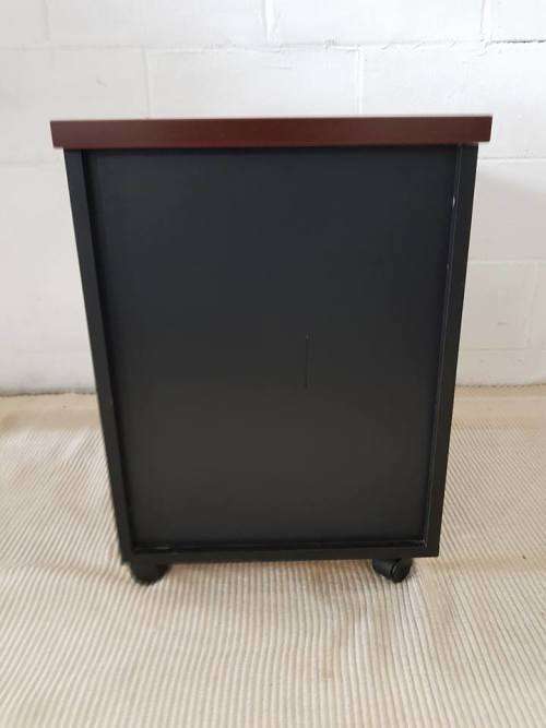 Very useful & practical office pedestal w/ three spacious drawers on its original castors - RS17Sale