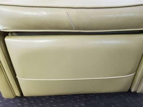 A beautiful 1970's retro recliner chair, fantastic in a sun room, patio, porch - very stylish!!