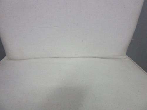 **RS17** A gorgeous high-back skirted upholstered chair in a linen fabric on a beech wood frame