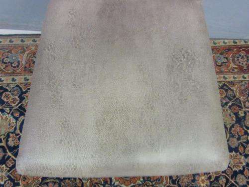 **RS17** A stunning upholstered high-back chair in a quality "coffee" leather feel fabric