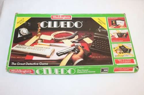 An amazing and rare vintage (1983) "Cluedo" board game - very collectable early edition!