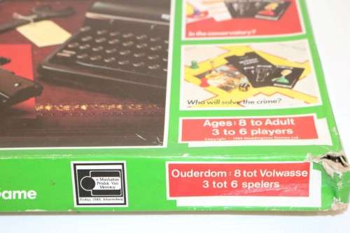 An amazing and rare vintage (1983) "Cluedo" board game - very collectable early edition!