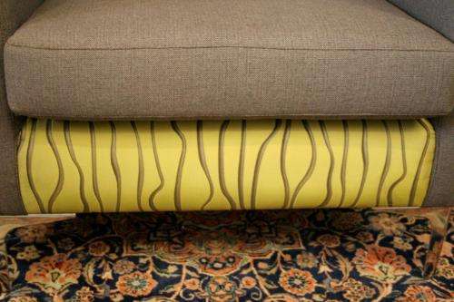 An incredible and very stylish Retro-styled upholstered occasional armchair/ single couch - wow!