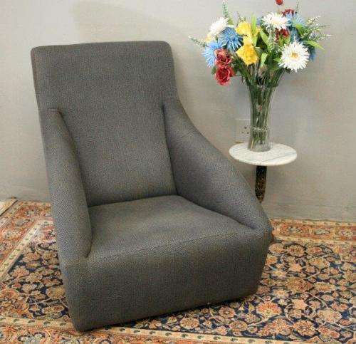 A stylish modern upholstered occasional armchair/ single couch - stunning