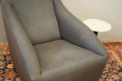 A stylish modern upholstered occasional armchair/ single couch - stunning