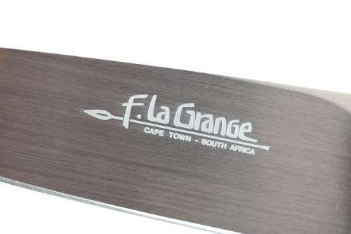 An amazing and very rare original Fanie La Grange custom made knife with a wooden handle!!