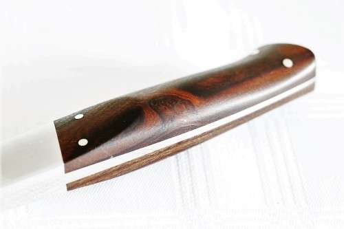 An amazing and very rare original Fanie La Grange custom made knife with a wooden handle!!