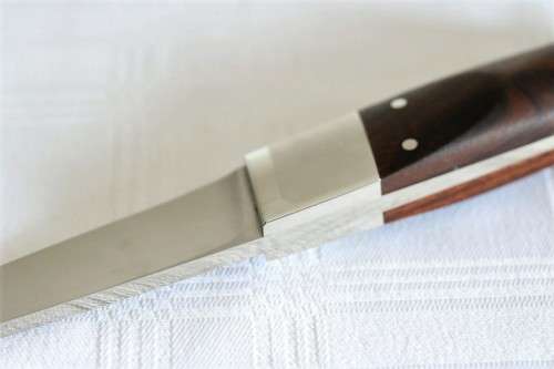 An amazing and very rare original Fanie La Grange custom made knife with a wooden handle!!
