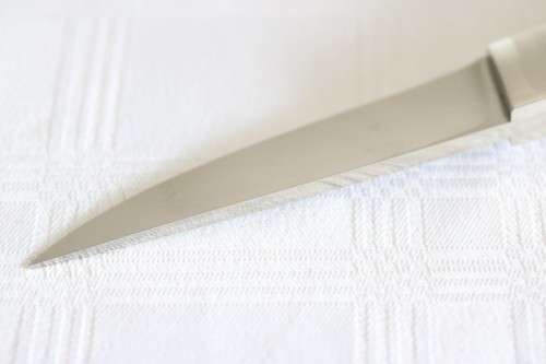 An amazing and very rare original Fanie La Grange custom made knife with a wooden handle!!