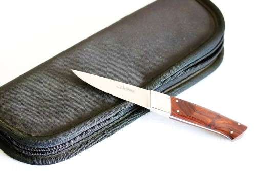 An amazing and very rare original Fanie La Grange custom made knife with a wooden handle!!