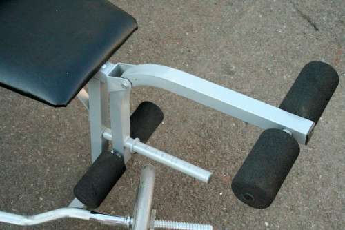 A fantastic original Trojan "Performa 300" bench & assorted weights in awesome condition