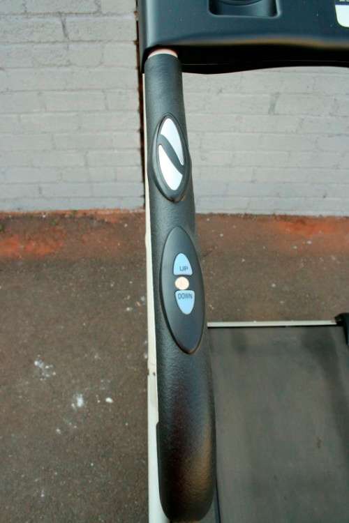 An incredible computerised original "Trojan" Optix Fold-able treadmill with hand-bar speed controls