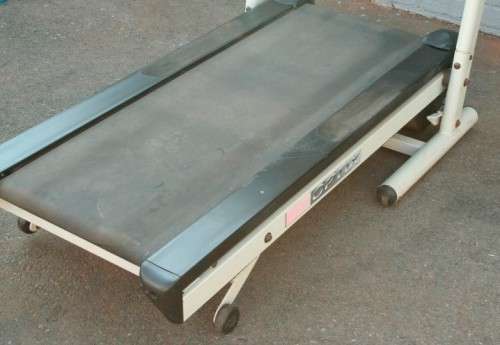 An incredible computerised original "Trojan" Optix Fold-able treadmill with hand-bar speed controls