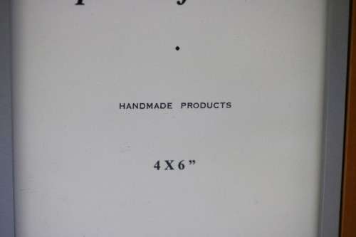 **RS17** Stylish hand made solid wooden double-photo freestanding frame in beautiful condition