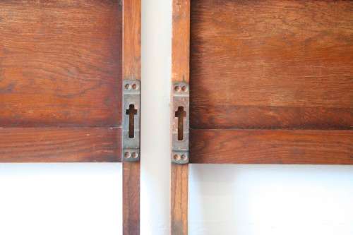 Two awesome vintage headboard and footboard sets - great for a shared bedroom bid/set - RS17Sale
