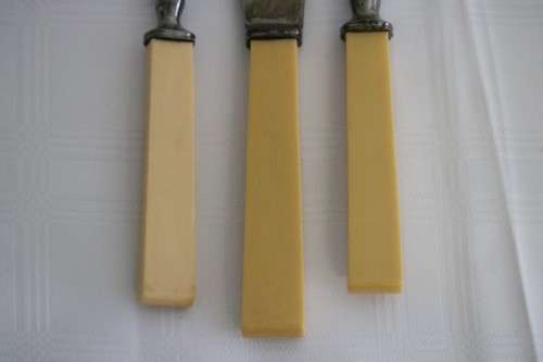 A stunning antique British made Wostenholm's "Celebrated Carver" boxed carving knife, fork & steel