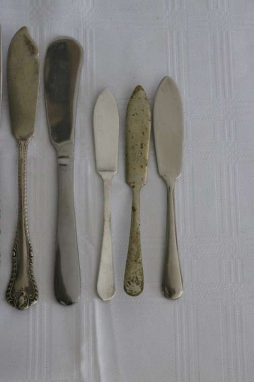 Awesome collection of 13x assorted vintage speciality knives incl. pate, butter, cheese - RS17Sale