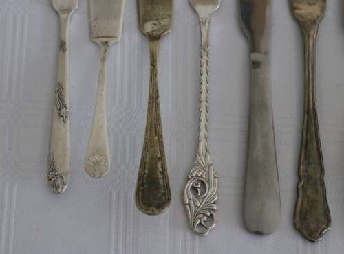 Awesome collection of 13x assorted vintage speciality knives incl. pate, butter, cheese - RS17Sale