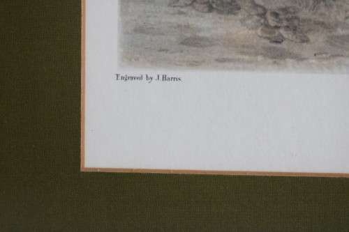 A wonderful framed vintage "British Hunting Scene" print titled "Full Cry" by WJ Shayer - RS17Sale
