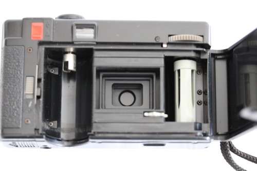 A Pentax Pino 35 fixed focus film camera in a bag in good condition - wonderful camera!
