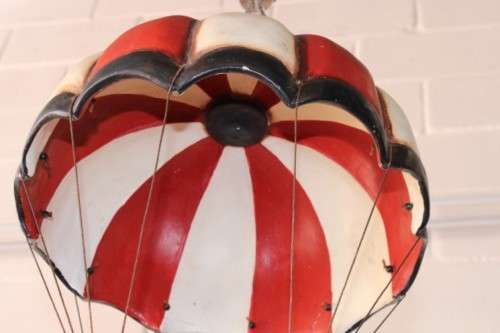 A superb rare vintage original Allan Agohob "Parachute Clown" sculpture in wonderful condition