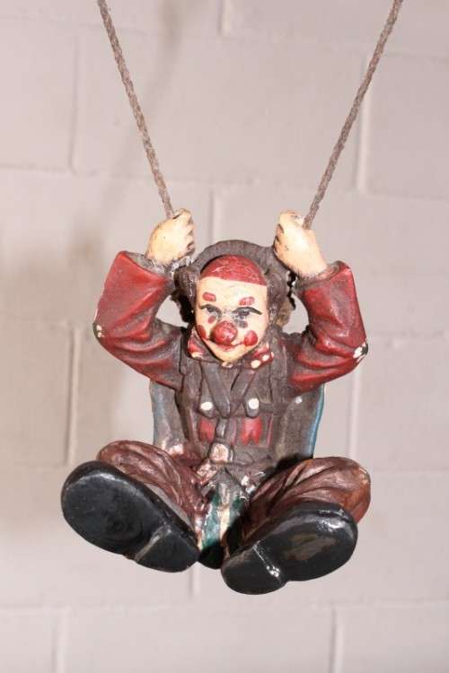 A superb rare vintage original Allan Agohob "Parachute Clown" sculpture in wonderful condition