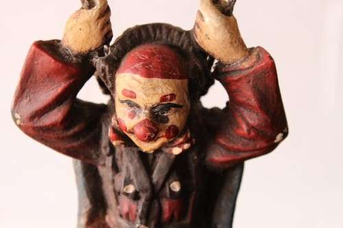 A superb rare vintage original Allan Agohob "Parachute Clown" sculpture in wonderful condition