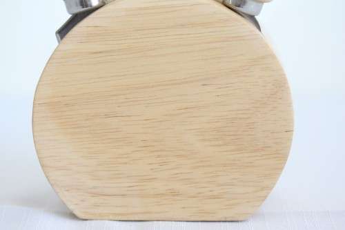 A wonderful stainless steel cheese knives and fork set in a wooden holder - an amazing gift!
