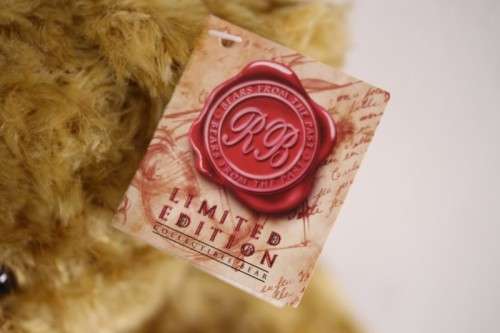 An exceptionally rare limited Edition (numbered) Russ Bear "Bears from the Past" Dorchester bear