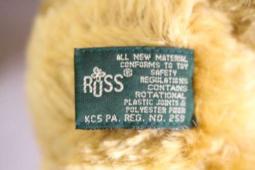 An exceptionally rare limited Edition (numbered) Russ Bear "Bears from the Past" Dorchester bear