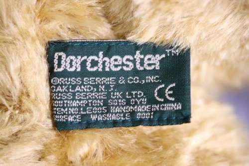 An exceptionally rare limited Edition (numbered) Russ Bear "Bears from the Past" Dorchester bear