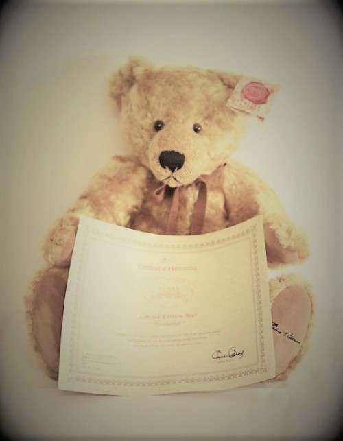 An exceptionally rare limited Edition (numbered) Russ Bear "Bears from the Past" Dorchester bear