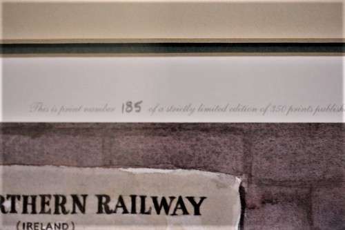 **RS17** A beautifully framed and signed limited edition (185/350) print titled "Off to the Races"