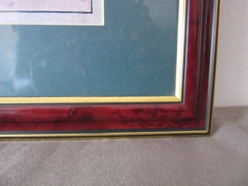 Detailed maps of Africa and Natal framed behind glass in great condition.