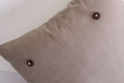 **RS17** Three two-tone scatter cushions in a stunning quality fabric - price/ bid per cushion