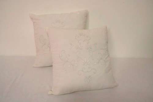 5 stunning fabric scatter cushions in a quality fabric covering w fine detailed stitching - RS17Sale