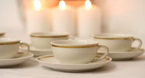 A superb set of five original Arzberg (German) demitasse coffee cups in great condition.RS17Sale