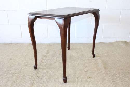 A lovely set of Imbuia stacking/ nesting tables, stunning in any living area in the home!