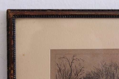 Two fabulous antique "British Hunting Scene" hand coloured etching framed in antique wooden frames