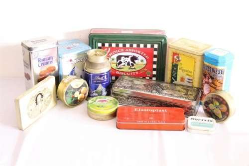 ***Job Lot*** A fabulous collection of 13x collectable tins incl. rarer vintage tins - RS17Sale
