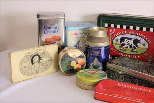 ***Job Lot*** A fabulous collection of 13x collectable tins incl. rarer vintage tins - RS17Sale