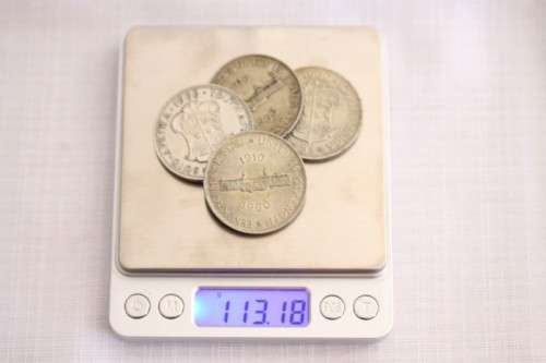 Four awesome 1910 - 1960 "Union of South Africa" "5 Shilling" silver coins (price per coin)