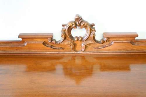 An exquisite vintage side server cabinet with carved detailing and loads of drawer & cupboard space